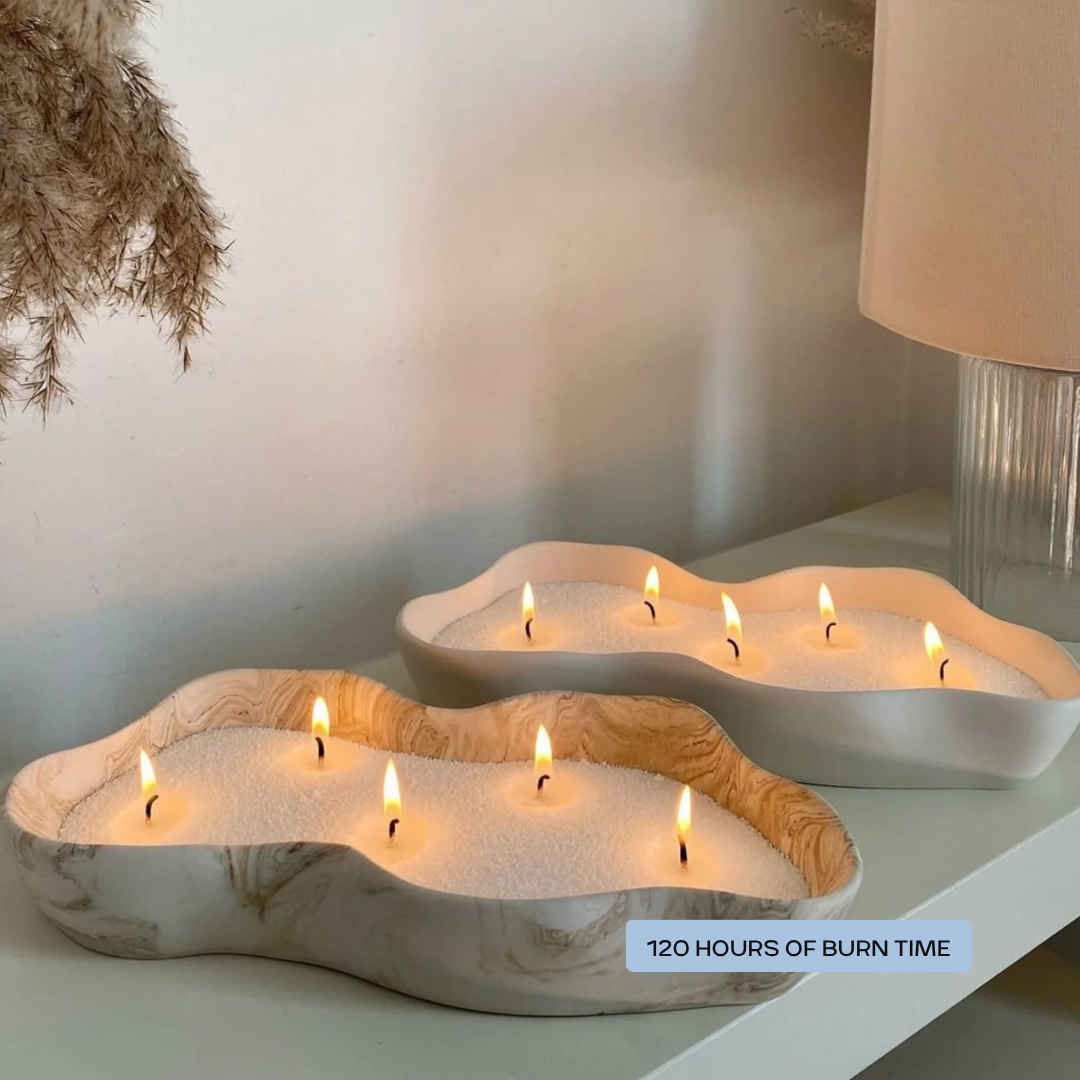 Alura Pearled Candle Sand