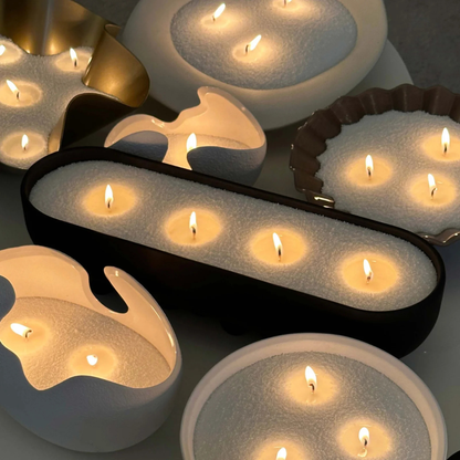 Alura Pearled Candle Sand
